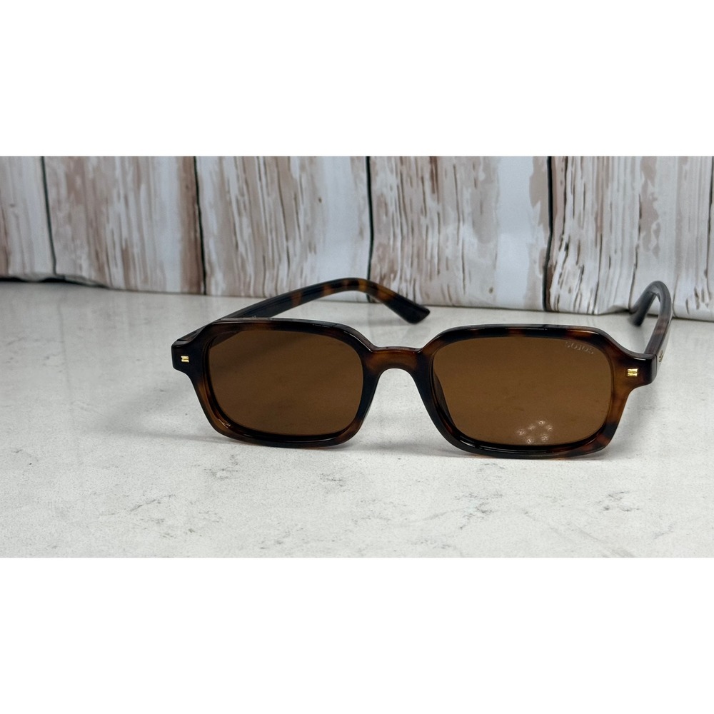 SOJOS Womens Tortoise Rectangle Sunglasses Brown Lens SJ2610 C3 MZ UV400